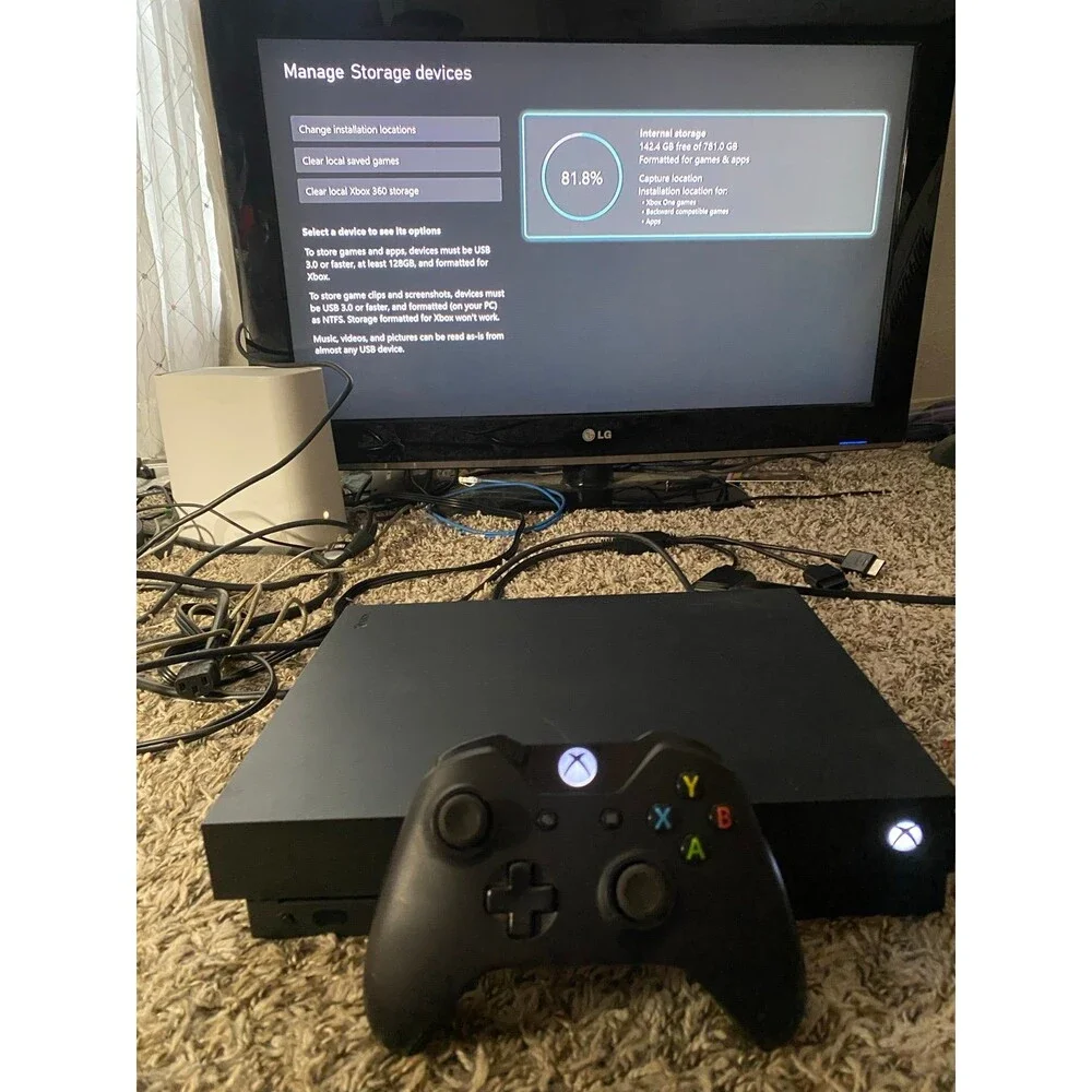 Microsoft Xbox One X 1TB Console W Controller Tested Authentic